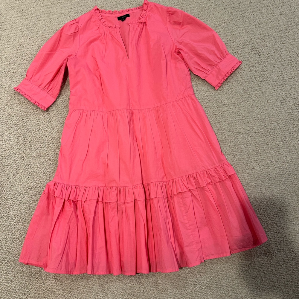 J. Crew Hot Pink Dress